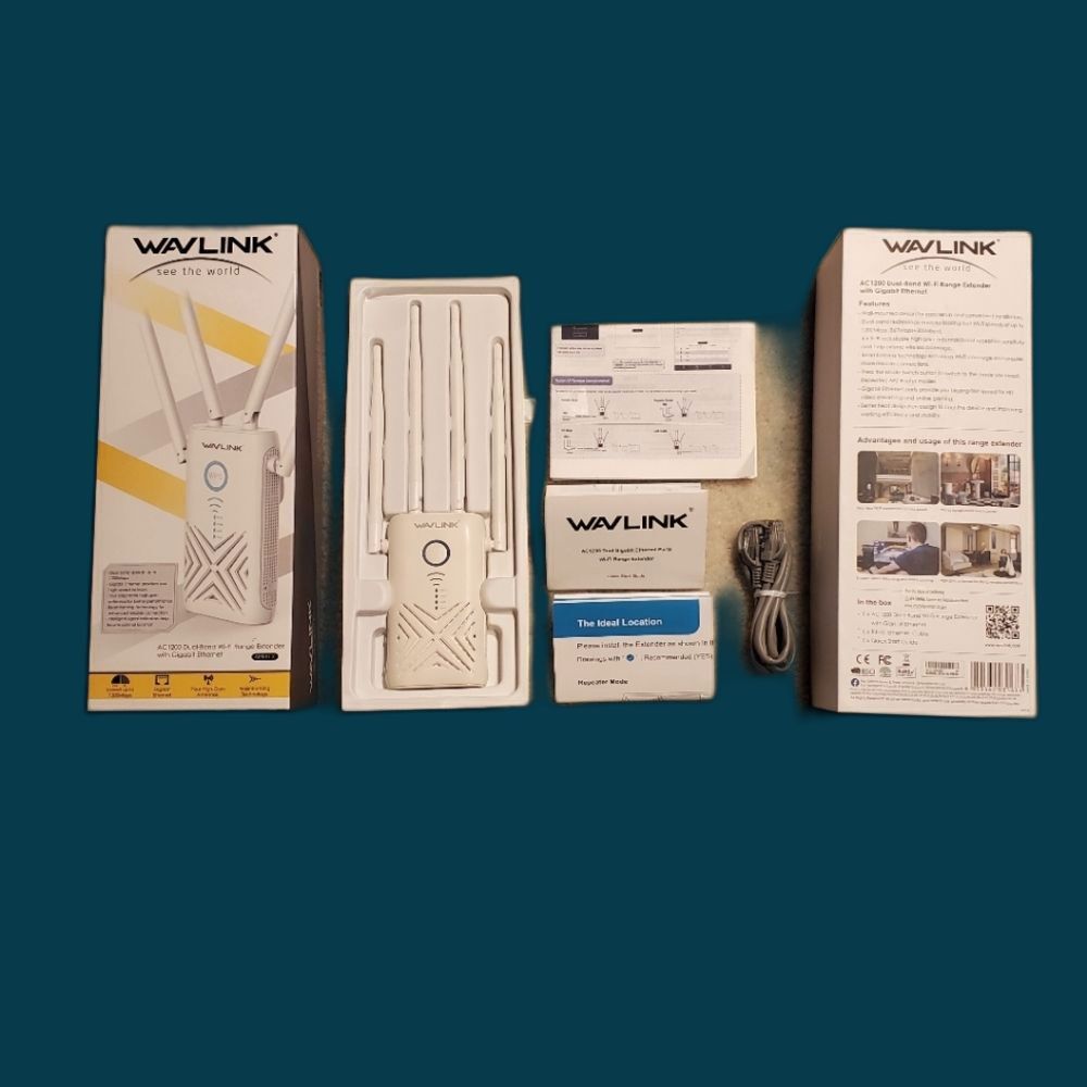 WavLink WSP AC 1200 Dual-Band Wi-fi Range Extender With Gigabyte Ethernet